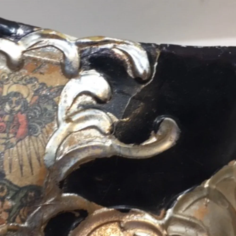 Unique Carnival Venetian Mask Doctor of The Plague w/Gold Embellishment & Pics